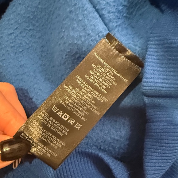 Anthropologie pilcro s  Royal Blue Zip-Up Sweater - Picture 5 of 5